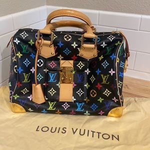 Louis Vuitton Takashi Murakami Multicolor Speedy30